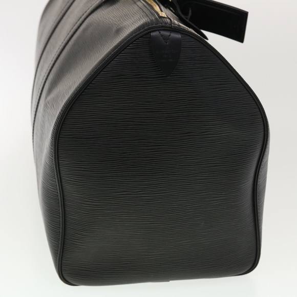 LOUIS VUITTON Epi Keepall 50 Boston Bag Noir M42962 LV Auth 40724 - Picture 5 of 16